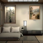 나무 프레임 빈티지 어벽 아트 작은 시골 어부 풍경 캔버스 벽 장식 그림 레트로 농가 포스터 보이 룸 침실 거실 8x10 사진 인쇄