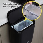 주방용 싱크대 아래 뚜껑이 쓰레기통 조리대용 음식물 욕실용 거치식 RV 8L 2 6Gal 8L 2 64GAL
