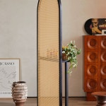 대형 라탄 공간 갤러리 카페 파티션 가벽 사무실 분리