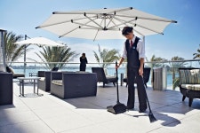 로비 레스토랑 사무실 홈 도그 푸퍼 스쿠퍼 12 50 너비의 모든 빗자루와 호환되는 긴 손잡이 플라스틱 러버메이드 상용 제품 더스트팬