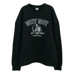 와이낫 남녀공용 오버핏 면100 프린팅아테네 맨투맨