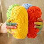 44종 컬러 뜨개실 가볍고 부드러운 의류 조끼 장갑 만들기