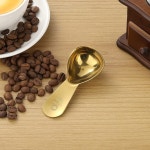 에이피스 리빙 커피 스쿱 2개 세트 - 1큰술 Tbsp 커피 차 등을 위한 최고의 스테인리스 스틸 계량 스푼