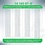 블루스타즈 14 165 07-S 반동 스타터 풀 스타트 - 콜러 XT-6 XT-7 잔디 깎는 기계 교체 14-165-01 14 XT149 XT173 XT650 XT675 XT800