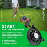 블루스타즈 14 165 07-S 반동 스타터 풀 스타트 - 콜러 XT-6 XT-7 잔디 깎는 기계 교체 14-165-01 14 XT149 XT173 XT650 XT675 XT800