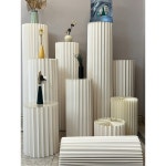 전시다이 촬영 소품 전시좌대 선반 오브제 디피 종이 지름 30보통 20높이