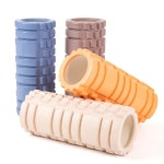 바디포유 지압 돌기 마사지 폼롤러 바디롤러 33cm- 트와일라잇 로즈