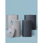 트리오 ECRU 세탁바구니 90L 생활바구니 리터 60리터 맥스