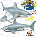 버니토 백상어 모형완구 동물장난감 파포피규어 해양동물장난감