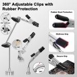 툴러 마그네틱 헬핑 핸즈 납땜 도구 6개의 금속 플렉시블 암 PCB 홀더 전자 제품 수리용 세 번째 손 도구