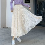 속치마 이너웨어 레이스 쉬폰 살구색 봉황꽃 롱형 추가구매 시 우선 85 0-100 0kg