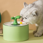 Pet Park 반려동물 세라믹 새싹 자동 정수기 묘목 1L 녹색 1개 SSFD-55FDHB
