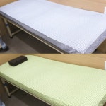 금성 물리커버 병원침대커버 사각밴딩 청색체크