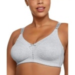 발리 Bali 우먼 더블 서포트 코튼 Wireless Bra Cool 컴포트 3036 - 헤더 455176 858003