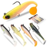 깁티코이 소프트 플라스틱 낚시 미끼 5개 사전 고정 지그 헤드가 패들 테일 수영 3 5 사실적인 움직임 쉬운 미끼 민물 소금물 베이스 송어