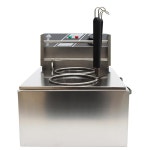 인트바이잉 전기 누들 메이커 2홀 상업용 파스타 5 링 히팅 튜브 레스토랑용 바구니 2개 110V 10L 용량 1700W