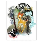 산책하는 밤비 DIY 페인팅 40x50 그리기