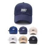 남성 여성 공용 운동 데일리 1987 기본 캡 모자