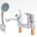 샤워겸용수도꼭지 포세이 샤워수전 샤워겸용욕실수전 수도꼭지 수전용품 세면대 세탁기 부속