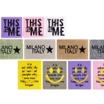 청송뜨개실 D438 페인팅 라벨 스마일 1개 D438-5