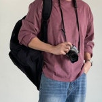 빌리먼트 피그먼트 라인 롱슬리브-6color