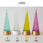 신성 데코앤키친 꼬깔 트리 워터볼 오르골