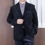 중년 신사 프리미엄 벨벳 자켓 가을겨울 클래식핏 105 110 105