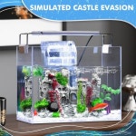 유얄라 수족관 성 어항 장식 동굴 - 물고기가 놀고 쉴 수 쉼터 새우 거북이