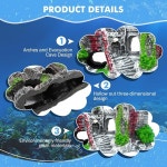 유얄라 수족관 성 어항 장식 동굴 - 물고기가 놀고 쉴 수 쉼터 새우 거북이