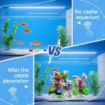 유얄라 수족관 성 어항 장식 동굴 - 물고기가 놀고 쉴 수 쉼터 새우 거북이