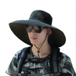 햇빛가리개 햇모자 캠핑 농사 등산 모자 사파리 정글 끈모자 방수 낚시 챙모자 여름 밭일