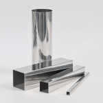 서진 스텐 사각파이프 폴리싱라인 유광 1T 절단 옷걸이봉 STS304