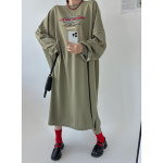 더킹 박스핏 롱원피스 가을 임부복 쇼핑몰 여성의류 홈웨어 오피스룩 루즈핏 오버핏 F 66 150 NEM235