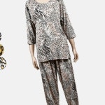 파자마세트 스프사 여성 호피무늬 0654is 소재 잠옷세트 여자 상하세트 EWBE7396