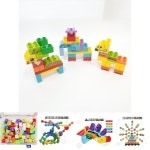 내맘대로 블럭 동물 옥스퍼드 통큰블럭 블록 유아 유치원 어린이집 가정 놀이방 조립 키즈카페 선물