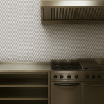 가정 업소용 주방 알루미늄 은박 시트지 1P