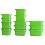 Ollimo 그린박스 12p세트 신선 미라클 반찬통 프레시존 미라클 프레시 세트01