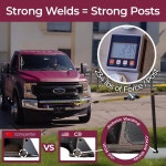 실내 실외 설치를 위한 CR 펜스 레일 1-2 계단 난간 27 상단 레일 현관 데크 발코니에 완벽한