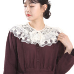 프릴 레이스 리본케이프 크림 H3018