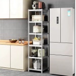 304 스테인리스 틈새 수납 선반 철제 세탁실 1단 높이 4층 304특두께 너비 길이