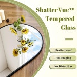 뷰티피크 20 x30 아치 욕실 거울 침실 현관 거실 벽걸이 베니티 메탈 프레임 30 L x 20 W