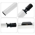 FUYU 선형 스테이지 중부하 가이드 모션 볼 스크류 CNC 액추에이터 슬라이드 테이블 Nema34 3상 스테퍼 모터 스트로크 작업 크기 FSL120