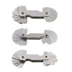 XAGMODSHN 측정 도구 반경 - 필렛 점검용 오목 게이지 R1-6 5 공구 다이 세트 메이커 R7-14 5 R15-25