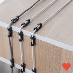 pc 장식 와이어고정 클립 케이블정리 천장 벽 몰딩 바닥