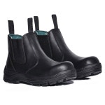 골든 리트리버 6 남성용 작업화 스틸 토 스테이션 로미오 부츠 미끄럼 방지 오일 저항성 쿨맥스 편안함 ASTM F2413-18 G6455 G6555