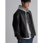 에잇세컨즈 페이크 레더 빈티지 재킷 26593zcy1d