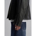 에잇세컨즈 페이크 레더 빈티지 재킷 26593zcy1d