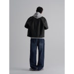 에잇세컨즈 페이크 레더 빈티지 재킷 26593zcy1d