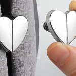 하트 마그네틱 커튼자석 고정 크립