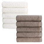 송월타올 송월타올 송월타월 호텔수건 크러쉬 150g 30수 면사 연갈색 10개